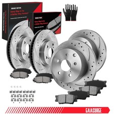 For 2006 - 2018 Toyota Rav4 Front Rear Brake Rotors Ceramic Brake Pads Kit For 2006 - 2018 Toyota Rav4 Front Rear Brake Rotors Ceramic Brake Pads Kit