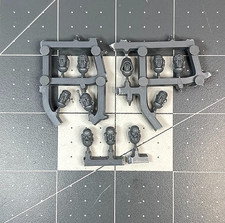 40K Space Marine DEATHWATCH HEADS x11 lot 2 GW Kill Team upgrade bitz AN26