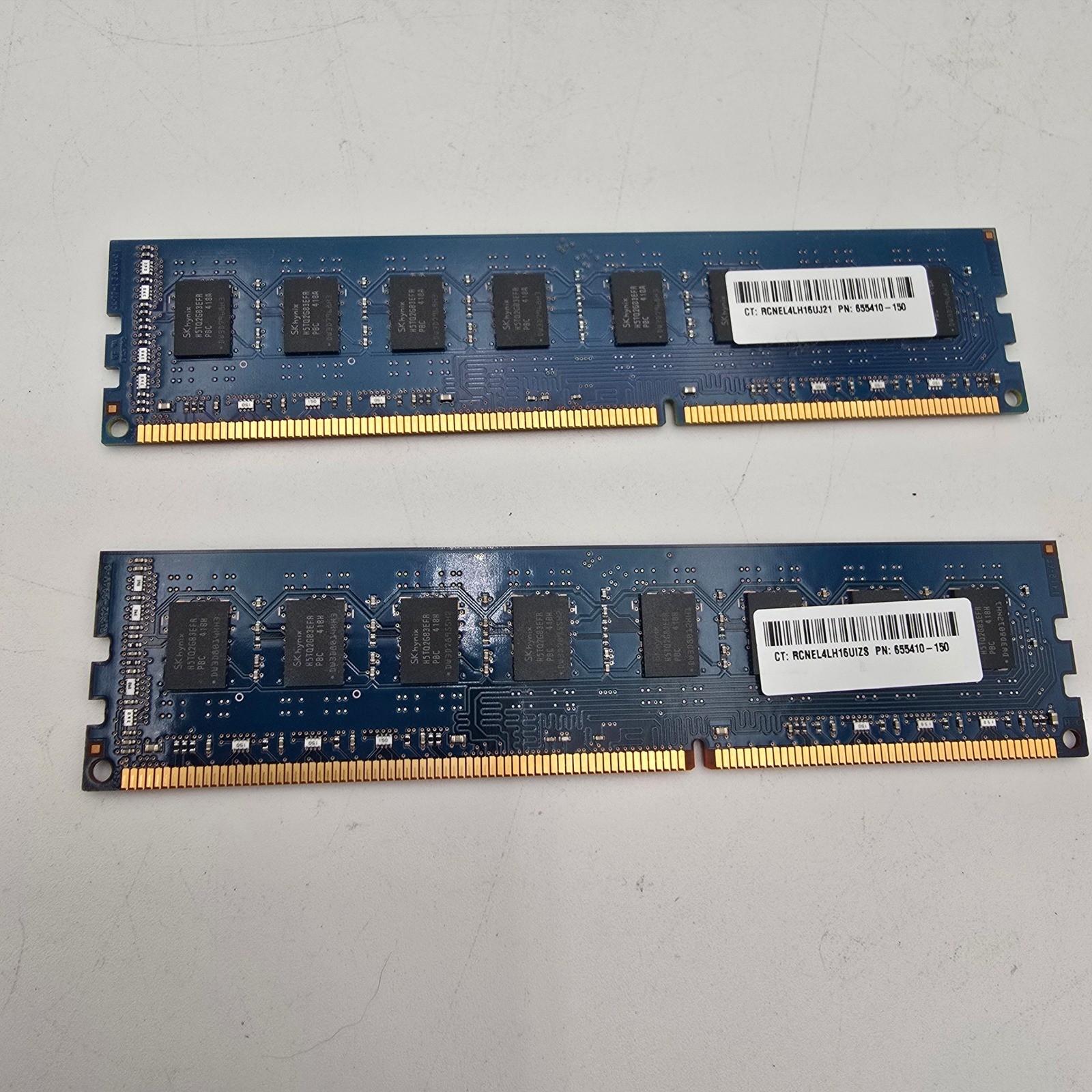 2x SK Hynix 4GB DDR3 PC3 12800U 1600MHz Desktop RAM Memory Modules HMT351U6EFR8C
