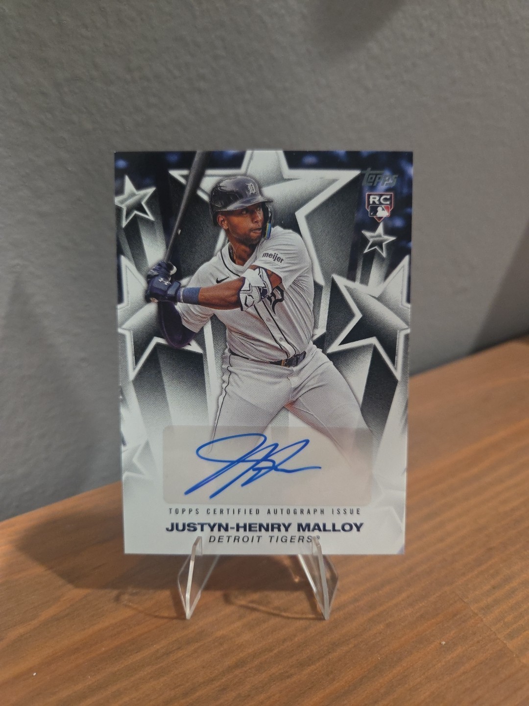 2025 Topps Baseball Stars Auto Justyn-Henry Malloy RC #BSA-JHM Tigers
