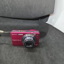 Sony Cyber-shot DSC-W170 10.1MP Compact Digital Camera Red Tested -No Charger