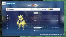 Zeraora non shiny Meisterball Max. EV 3IV/ DV...