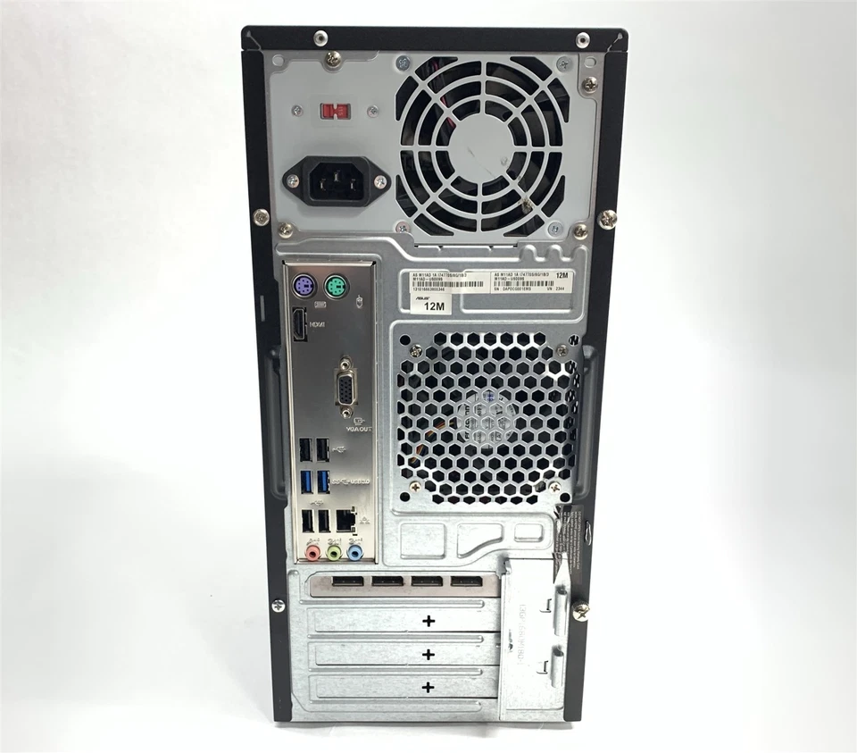 ASUS Essentio M11AD Desktop H81M-A i7-4770S 3.10GHz 16GB 240GB SSD NO/OS W5100 - Image 4 of 4