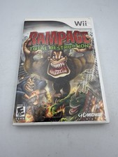 Rampage Total Destruction CIB W/ Manual - Wii Game
