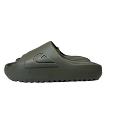 Quiksilver Cloudbreak Slides Slippers Sandals Mens Sz 11 Green EVA Sole