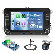 Radio estéreo para coche Polo 2G+64G para VW Passat Jetta Tiguan Golf MK5 MK6 T5...