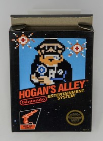 Hogan's Alley COMPLETE CIB (Game Box Manual) *NICE* Nintendo NES