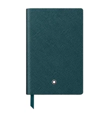 Montblanc Sartorial #148 Cyprus Blue Lined Silver Cut Pocket Notebook MB134084