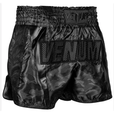 Venum Full Cam Muay Thai MMA Shorts | Mens M, Black - Urban Camo NWT