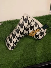 Winning Edge Designs Loudmouth Putter Headcover Black White Blade Style