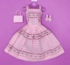 1960s Barbie Clone Fashion - PINK DAY DRESS & ACCESSORIES