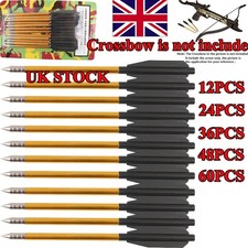 12-60PCS 6.5" Aluminum Shaft Arrows Steel Tips for Mini Archery Shooting Hunting