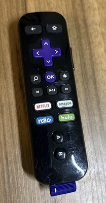 Roku Remote Netflix Amazon Rdio Hulu Voice Activated AA Batteries Model RC35