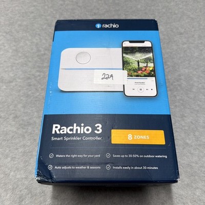 Rachio 3 8-Zone Smart Sprinkler Controller 8ZULW-C