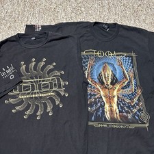 Lot Of 2 Tool Fear Inoculum Tour Band T-Shirt Mens L Los Angeles California