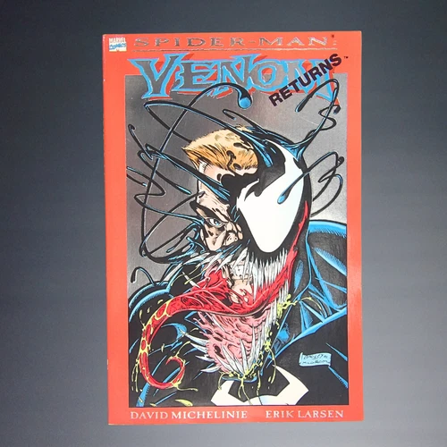 VINTAGE MARCH 1993 MARVEL SPIDERMAN VENOM RETURNS LARSEN 1ST PRINTING COMIC BOOK