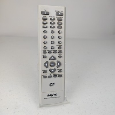 Sanyo RB-SL50 Remote Control Genuine OEM DVD Player DWM450 Tested, Works