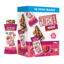 Perfect Bar Mini, PBJ Protein Bar, Protein Snack, Snack Bar, Gluten Free, Soy...