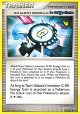 Moderately Played, English Pokemon Regular Team Galactic's Invention G-101 Energ