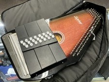 Oscar Schmidt OS21CE 21 Chord Classic Acoustic Electric Autoharp W/ Case