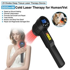 5W Physiotherapy 650 808nm Red Light Laser Therapy for Pain Relief Wound Healing