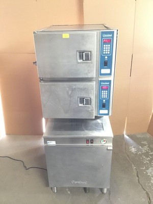 Cleveland Range 24CGM200 Commercial Gas Convection Steamer 2 Compartment WORKING