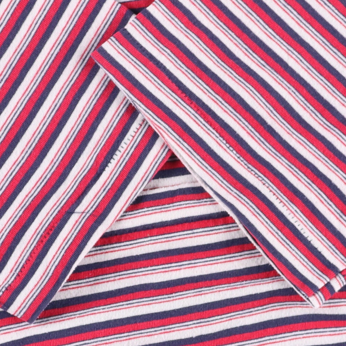 Vintage 90'S Basic Editions multi-border T-shirt … - image 5