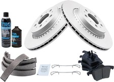 Kit pastiglie freno e rotore posteriori Volvo XC90 2008-2014 in ceramica con rotori GCoated