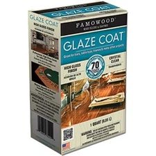 Famowood 5050080 qt Clear Glaze Coat High Build Epoxy Coating Two Part Kit-1PK