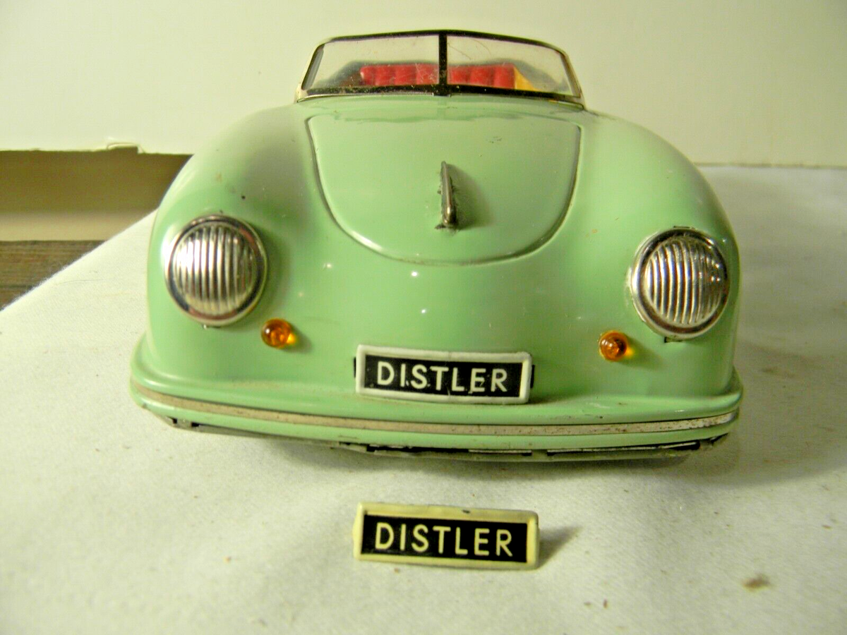 PORSCHE 356 PRE A ELECTROMATIC 7500 DISTLER LICENSE PLATE