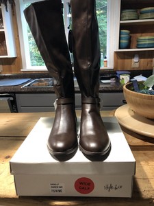 style and co wide calf boots