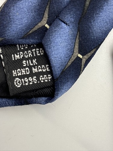 Grateful Dead Luxury Tie Blue Geometric Silk Necktie Yonder’s Wall 13th Set 4x59 - Picture 8 of 11