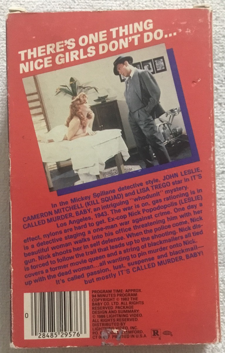 It's Called Murder Baby John Leslie, Lisa Trego (Betamax