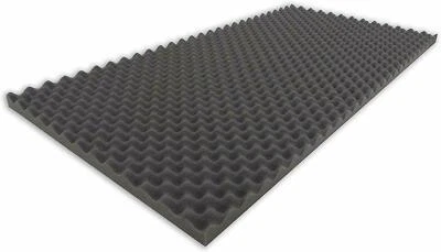 AKUSTIKPUR Noppenscha​umstoff 100x200x3cm Akustik Schaumstoff Schall Dämmung Matte