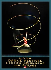 Decorative POSTER.Home room Interior art design.Russian Dance.Leningrad.7126