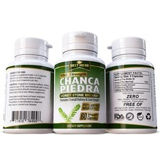 Chanca Piedra Stone Breaker 1000mg 60 Veggie Capsules Kidney Stones Dissolver