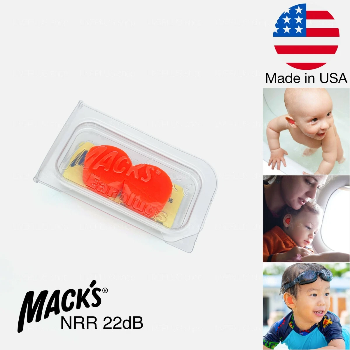 Soft Moldable Silicone Putty Ear Plugs – Kids Size - Mack's Ear Plugs