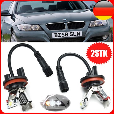 H8 #63217760782 LED Angel Eyes Standlicht Für BMW E82 E90 E91 E92 