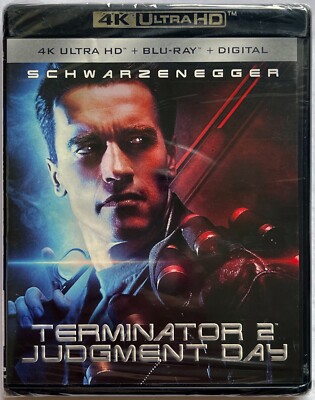Terminator 2 4K Ultra HD + Blu-Ray. New and Factory Sealed WITH Slipcover.