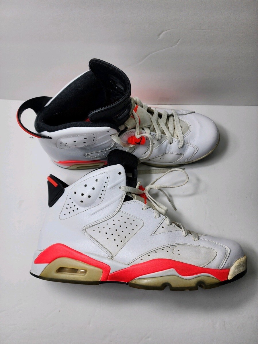 Nike Air Jordan 6 Infrared White 2014 Size 10 384664-123 OG VI
