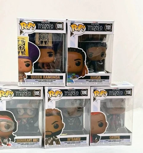 Funko Pop! Marvel: Black Panther Wakanda Forever - M’Baku Nakia Okoye MK1 Queen