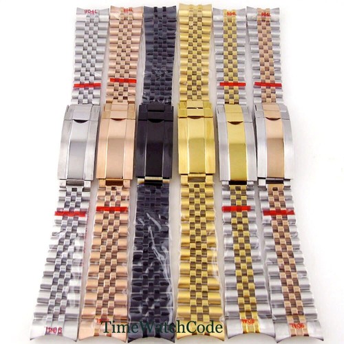 20mm Jubilee Bracelet 316L Solid Watch Strap Watchband Fit Bliger Tandorio Watch - Picture 2 of 21