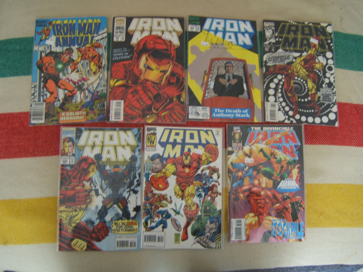 Iron Man Comic Lot of 7 issues 7, 15, 284, 307,308, 319, 330 Iron Man Comic Lot of 7 issues 7, 15, 284, 307,308, 319, 330