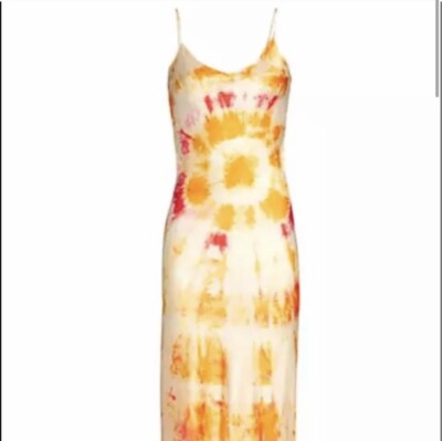 dannijo tie dye silk slip dress Multi Tie Dye Mini Slip Dress