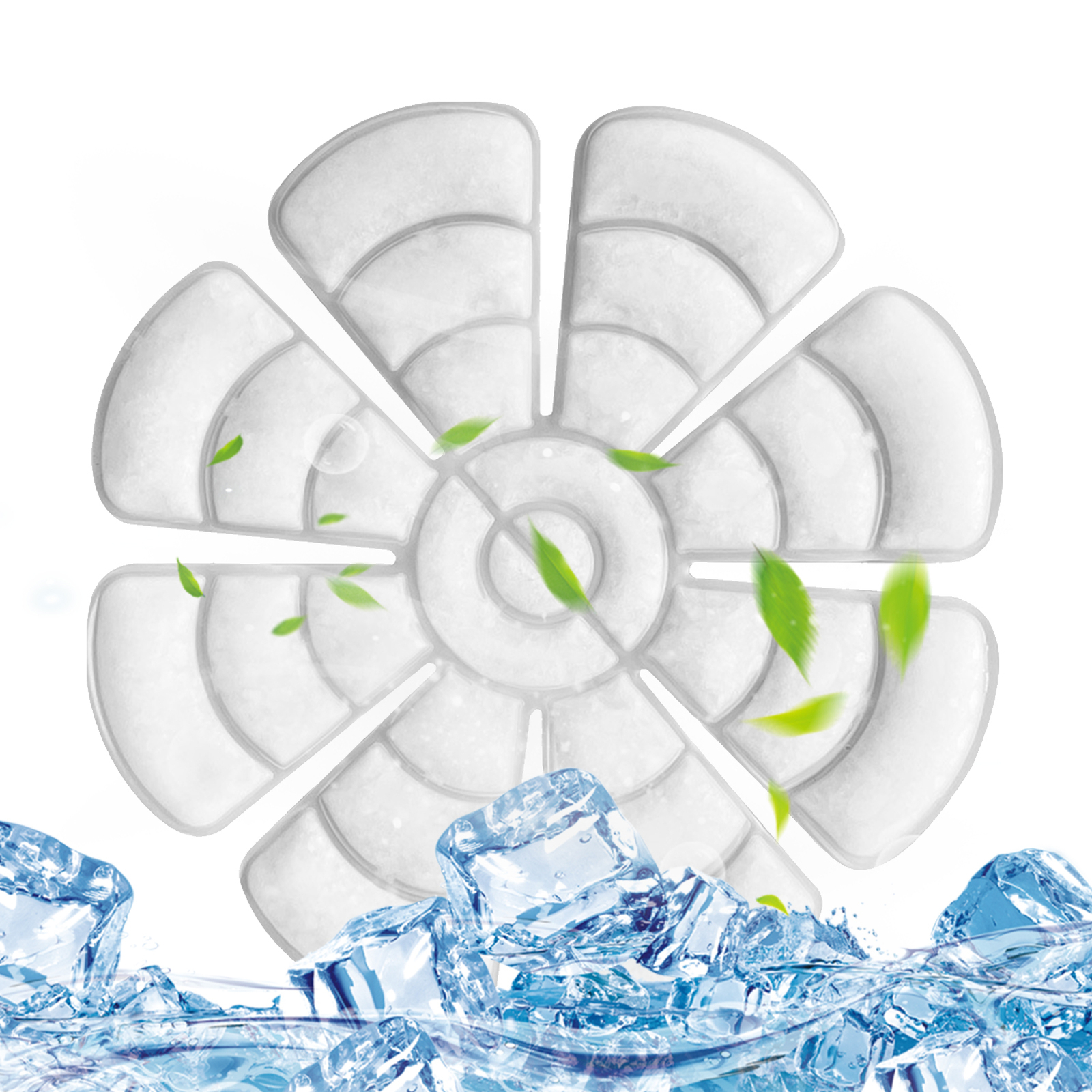 Ice Therapy Hat – Cold Compress Head Wrap for Pain Relief & Migraine Relief Under Any Hat-image