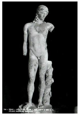 Apollo Del Tevere Statue Postcard PC770 | eBay
