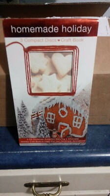 HOMEMADE HOLIDAY 3 CD SET PLUS CRAFT BOOK BRAND NEW AND SEALED