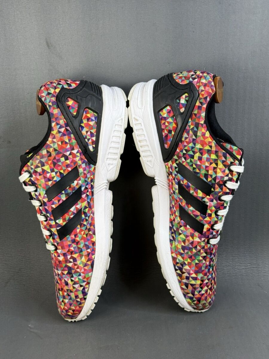 adidas ZX Flux Multi-Color Prism sneaker shoes men size 12 adidas ZX Flux Multi-Color Prism sneaker shoes men size 12