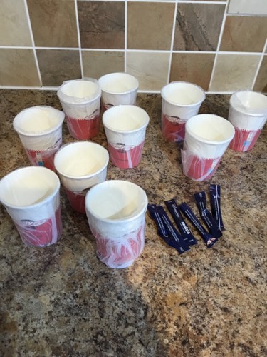 10 HOTEL SANTA FA Disneyland Paris Paper Cups PLUS 6 sugars NEW | eBay