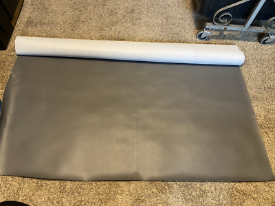 PROFESSIONAL GRADE GRAY MARINE VINYL UPHOLSTERY FABRIC 54'' x 10' piece